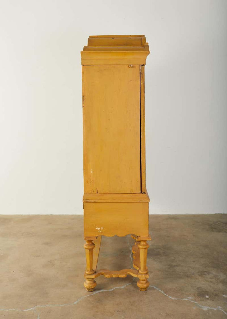 19th Century Italian Baroque Style Trompe L'oeil Cabinet