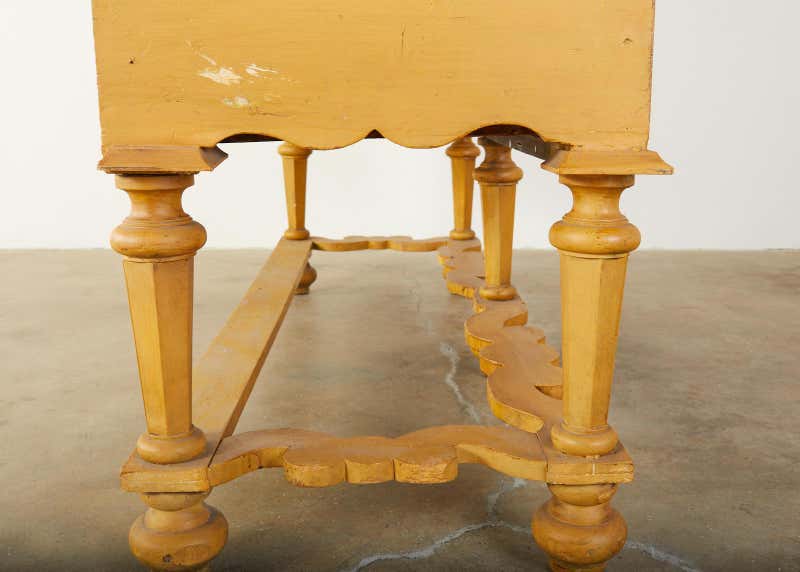 19th Century Italian Baroque Style Trompe L'oeil Cabinet