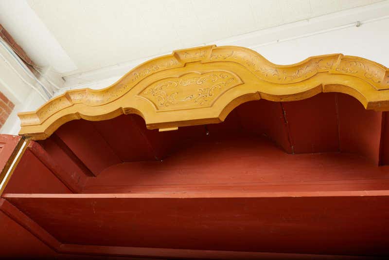 19th Century Italian Baroque Style Trompe L'oeil Cabinet