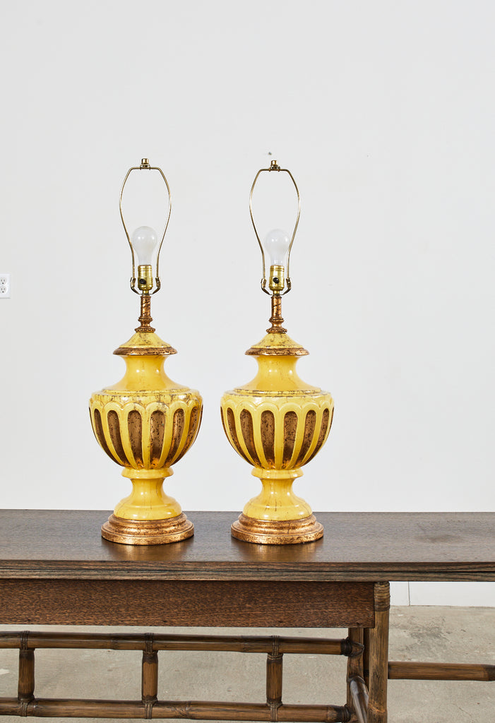Pair of Hollywood Regency Lamps by Nardini Studio of California