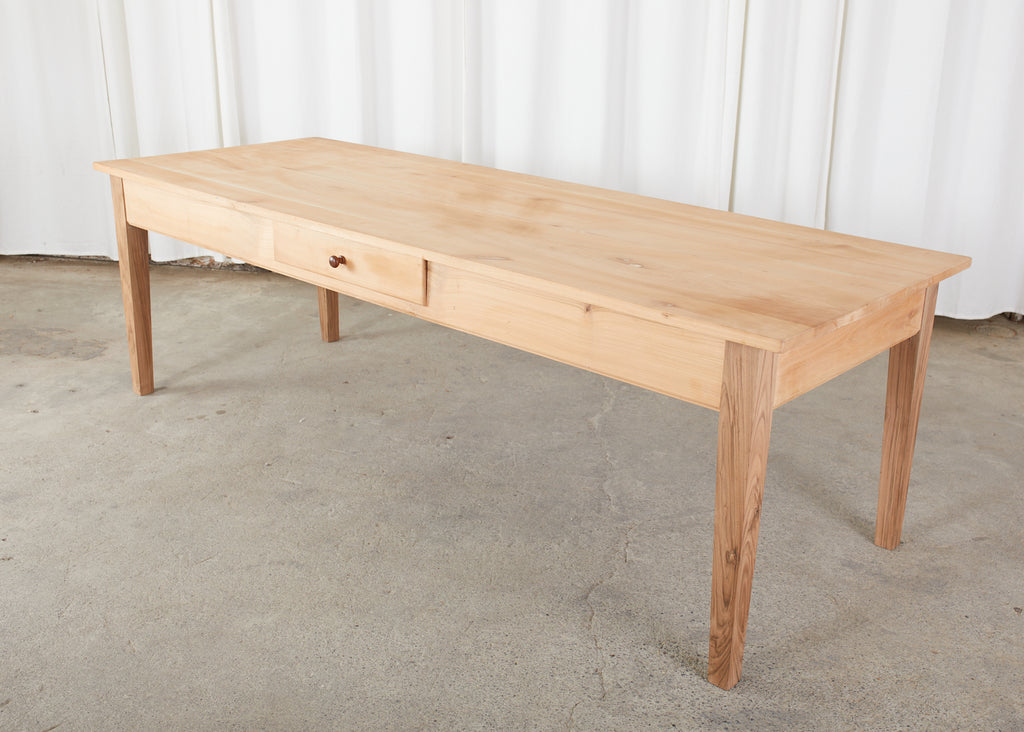 French Provincial Style Fruitwood Farmhouse Dining Table