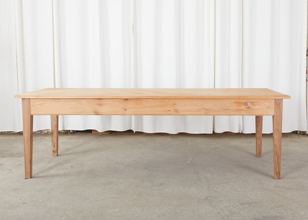 French Provincial Style Fruitwood Farmhouse Dining Table