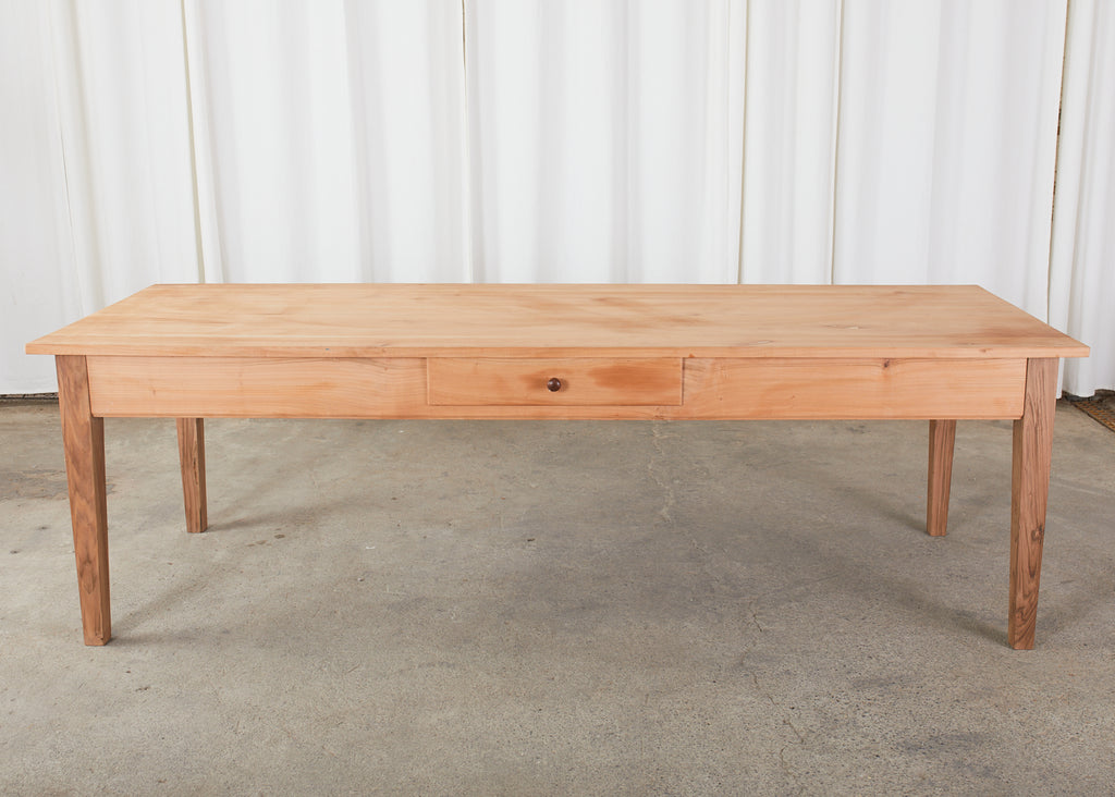 French Provincial Style Fruitwood Farmhouse Dining Table