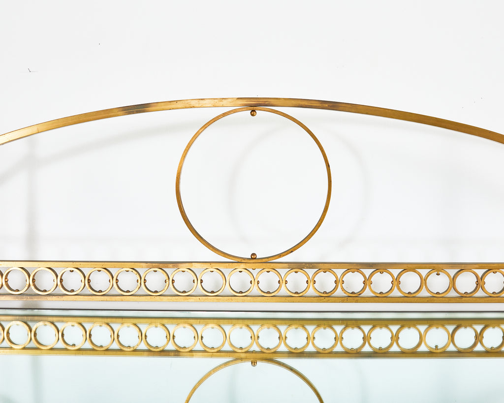 George II Style Mahogany Chinese Chippendale Lacquered Huntboard Sideboard