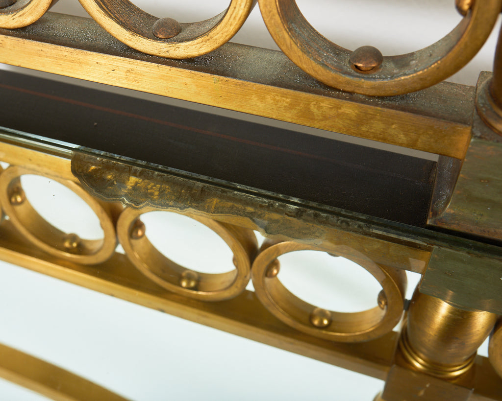 George II Style Mahogany Chinese Chippendale Lacquered Huntboard Sideboard