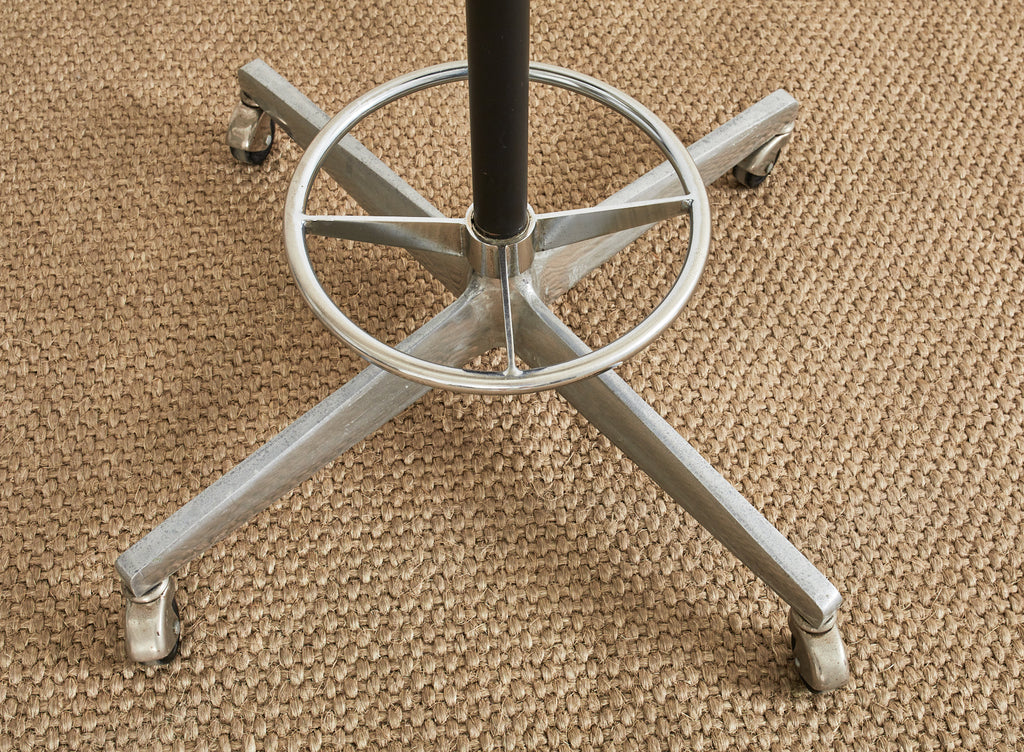 MCM Leather Perch Chair by George Nelson for Herman Miller