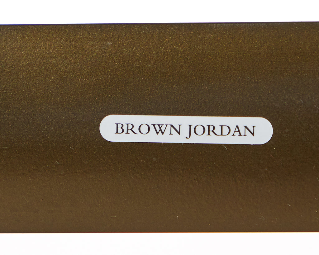 Pair of John Caldwell Bronzed Aluminum Patio Cocktail Tables