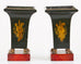 Pair of French Neoclassical Directoire Style Tole Vases