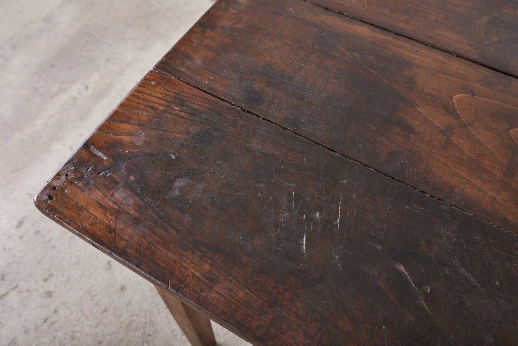 19th Century Country French Provincial Chestnut Farmhouse Dining Table