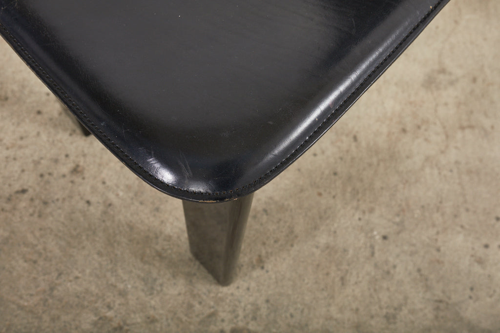 Set of Six Pietro Costantini Post Modern Lacquered Dining Chairs