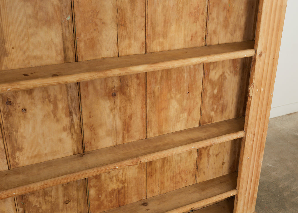 18th Century French Provincial Pine Farmhouse Dresser with Cupboard