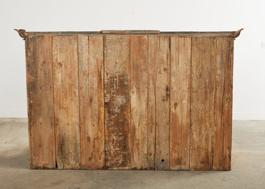 18th Century French Provincial Pine Farmhouse Dresser with Cupboard