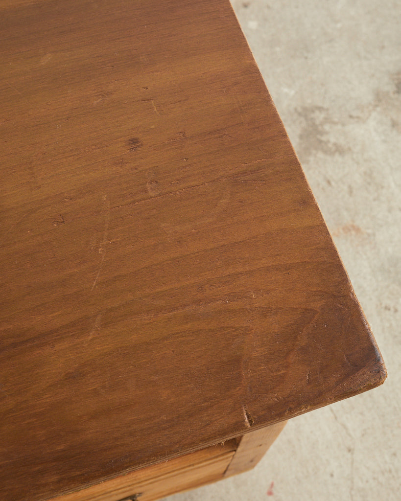 19th Century Country English Provincial Pine Sideboard Server