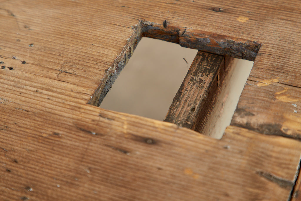 American Pine Primitive Work Table or Coffee Table