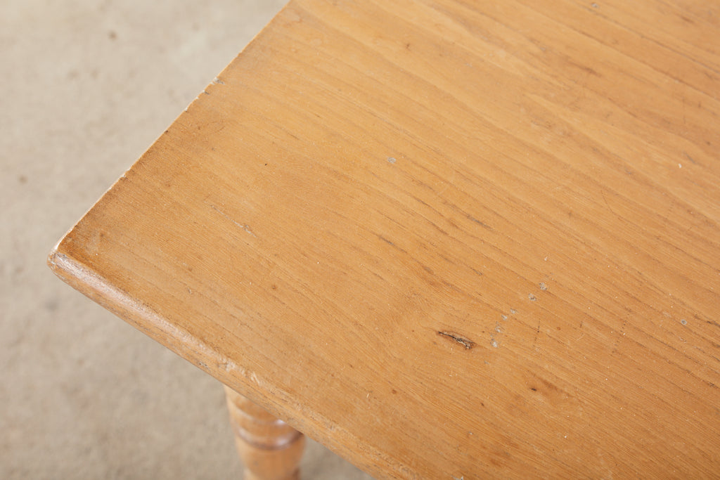 19th Century Country French Fruitwood Farmhouse Console Table