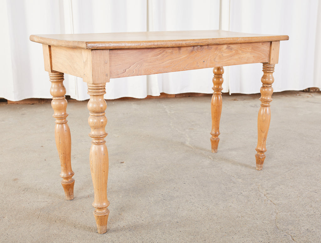 19th Century Country French Fruitwood Farmhouse Console Table