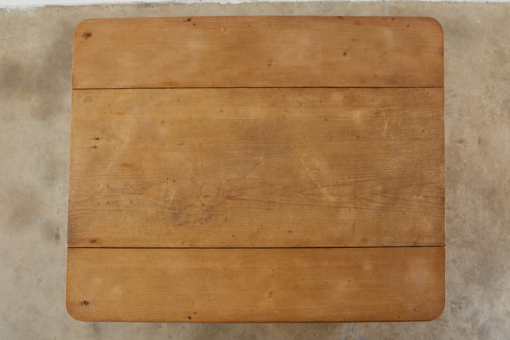 19th Century Country English Drop-Leaf Pine Farmhouse Dining Table
