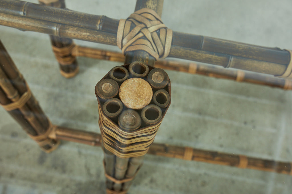 McGuire Organic Modern Bamboo Rectangular Dining Table