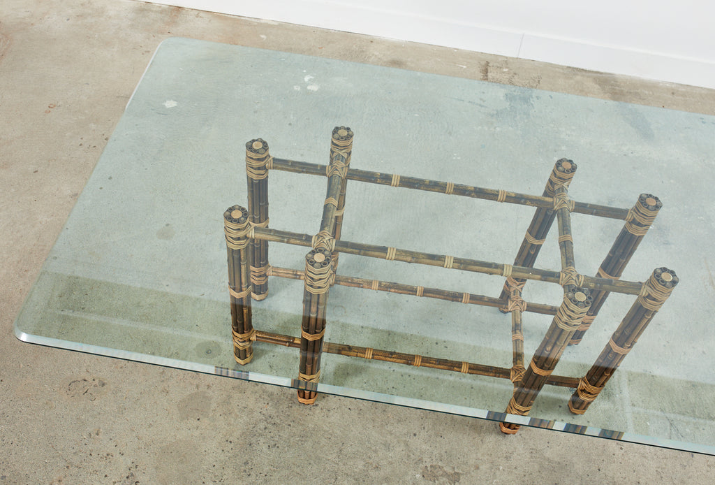 McGuire Organic Modern Bamboo Rectangular Dining Table