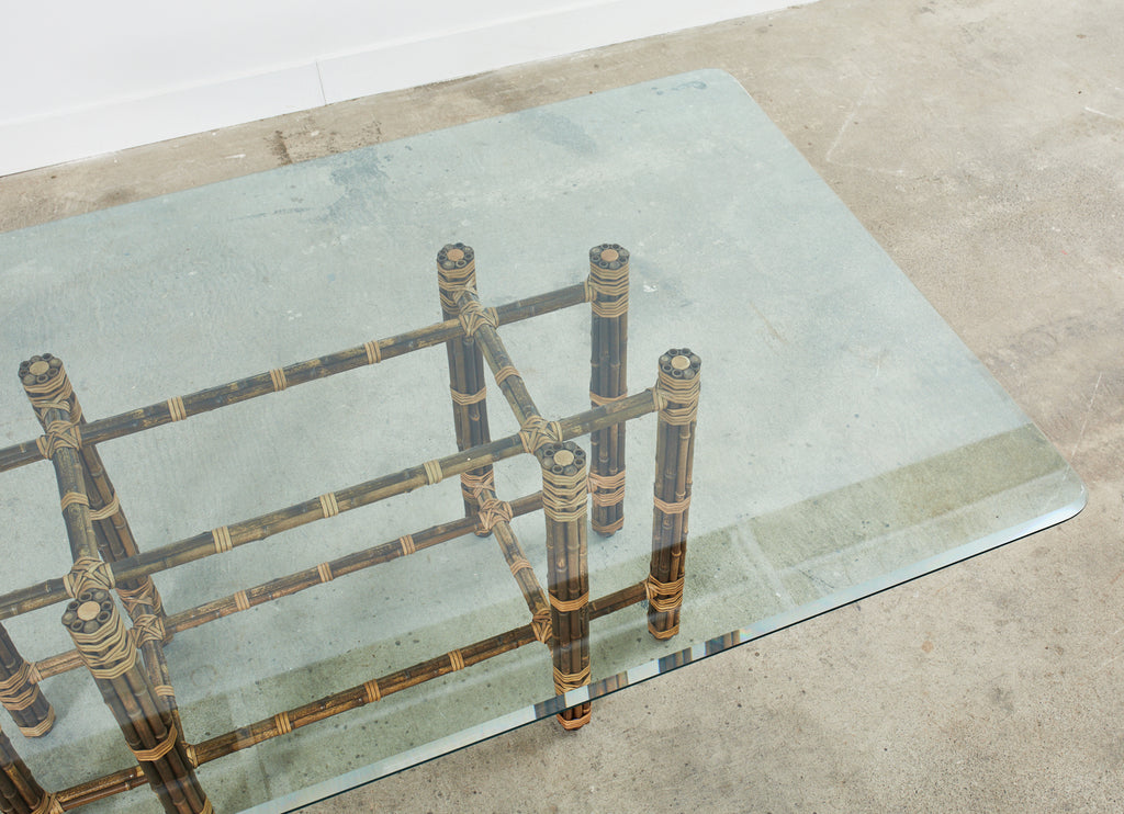 McGuire Organic Modern Bamboo Rectangular Dining Table