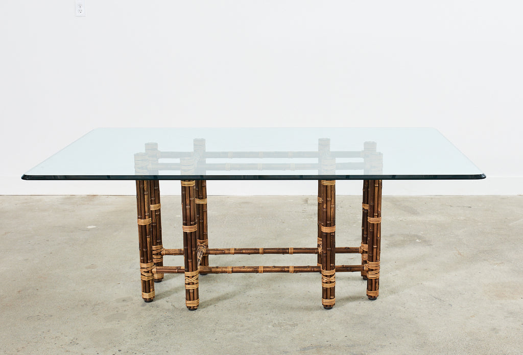 McGuire Organic Modern Bamboo Rectangular Dining Table