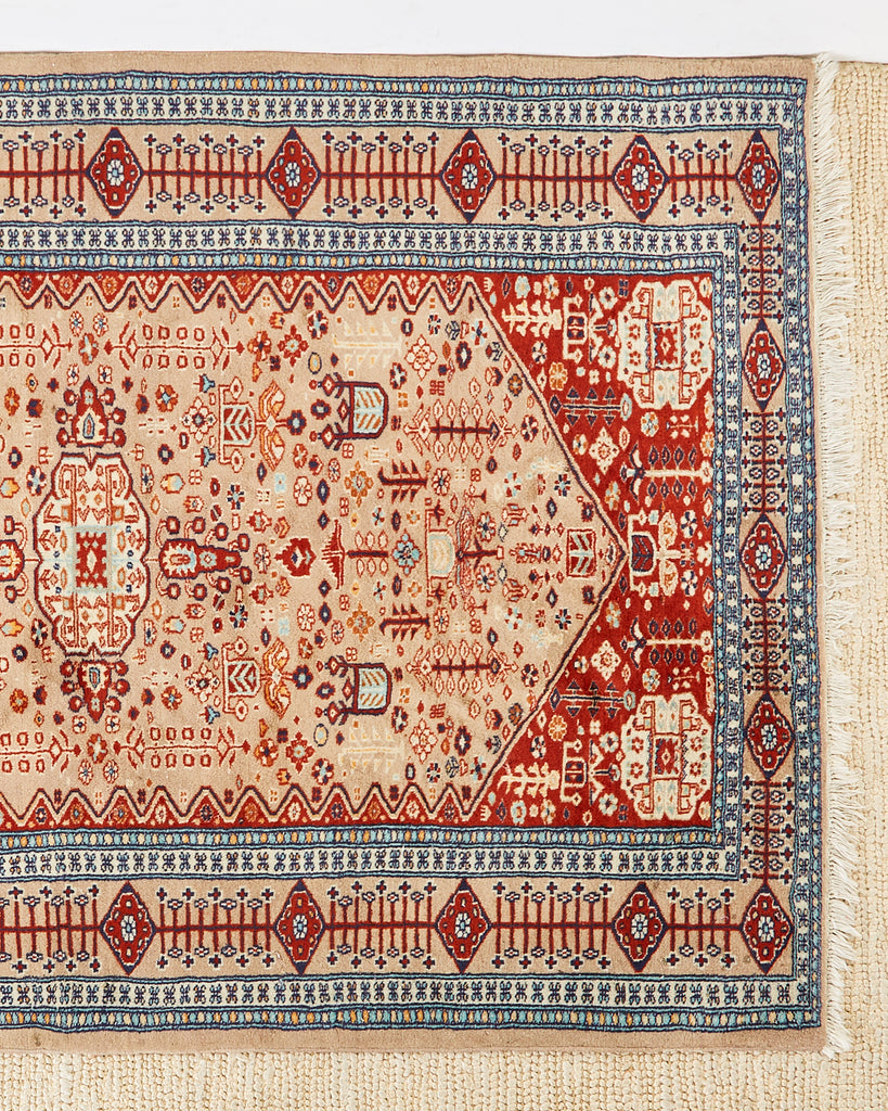 Vintage Pakistani Hand Knotted Rug Carpet