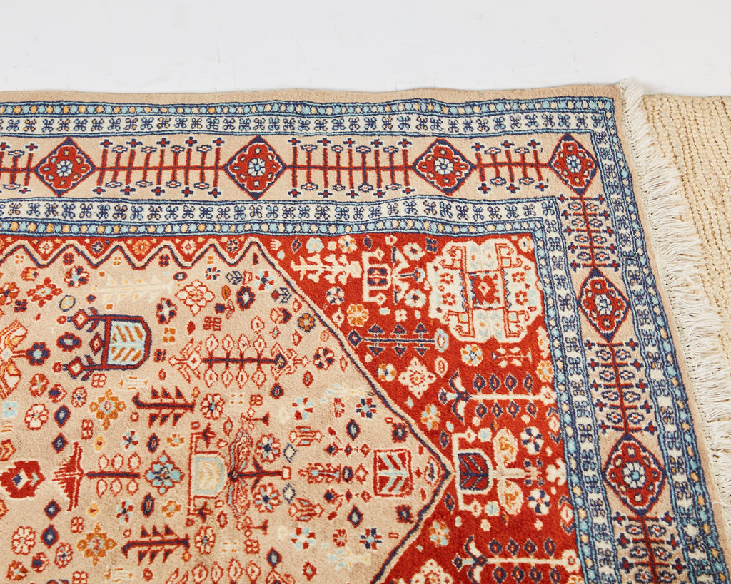 Vintage Pakistani Hand Knotted Rug Carpet