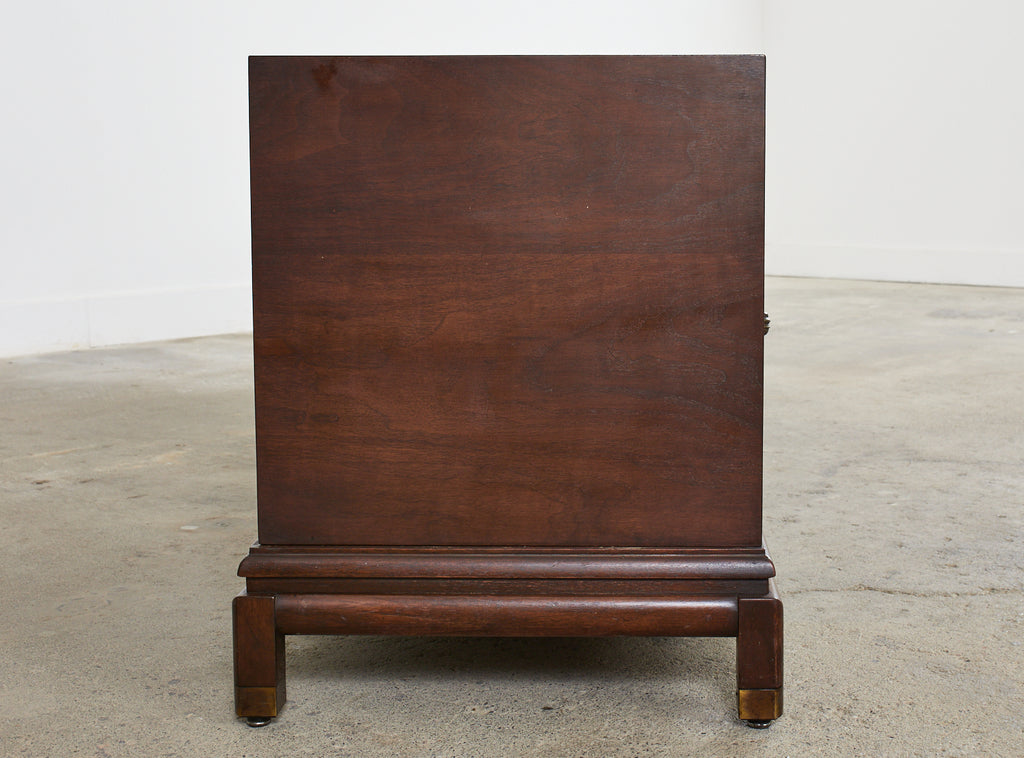Renzo Rutili for Johnson Furniture Walnut Cabinet Credenza