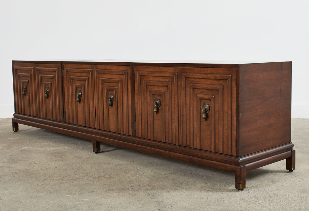 Renzo Rutili for Johnson Furniture Walnut Cabinet Credenza