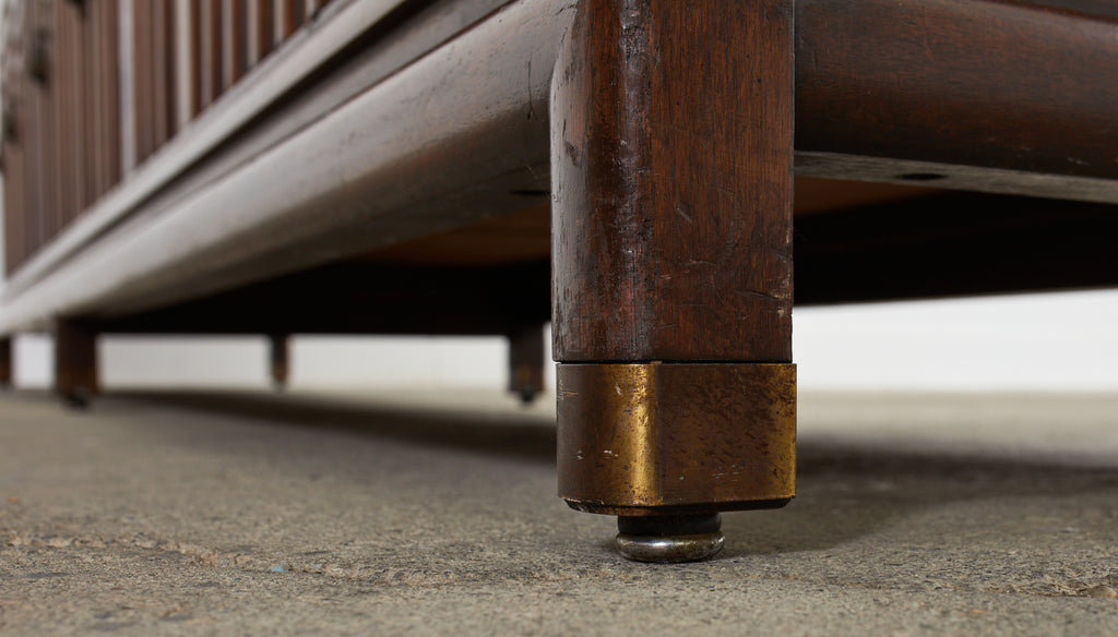 Renzo Rutili for Johnson Furniture Walnut Cabinet Credenza