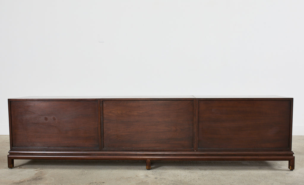 Renzo Rutili for Johnson Furniture Walnut Cabinet Credenza