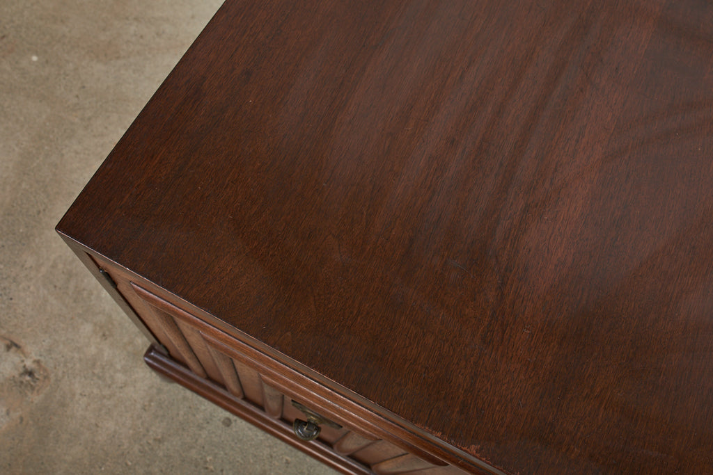 Renzo Rutili for Johnson Furniture Walnut Cabinet Credenza