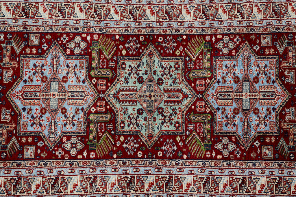 Indo Shirvan Style Hand Knotted Wool Rug