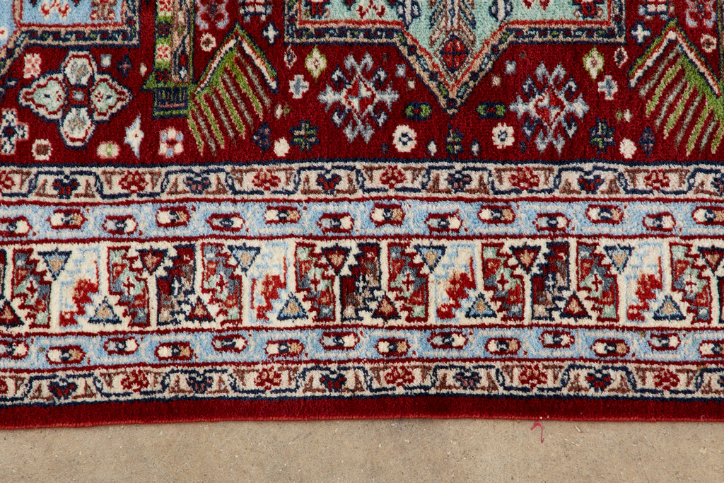 Indo Shirvan Style Hand Knotted Wool Rug