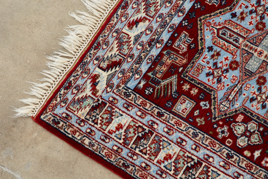 Indo Shirvan Style Hand Knotted Wool Rug