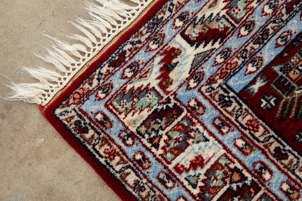Indo Shirvan Style Hand Knotted Wool Rug