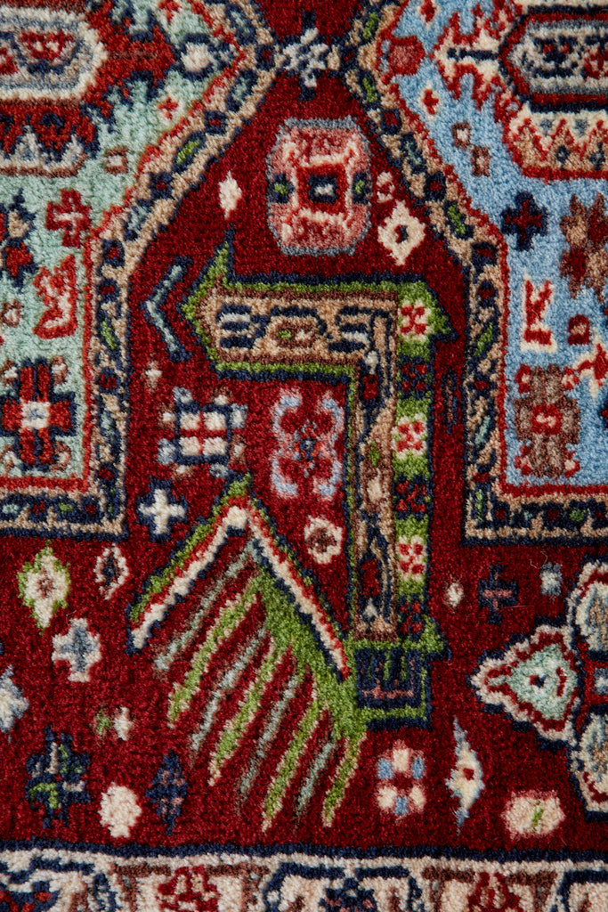 Indo Shirvan Style Hand Knotted Wool Rug