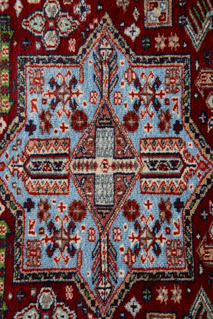 Indo Shirvan Style Hand Knotted Wool Rug