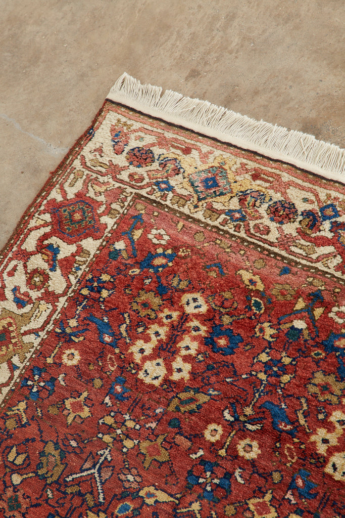 Antique Persian Malayer Hand Knotted Rug