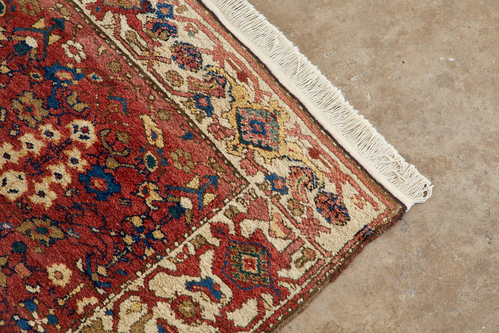 Antique Persian Malayer Hand Knotted Rug