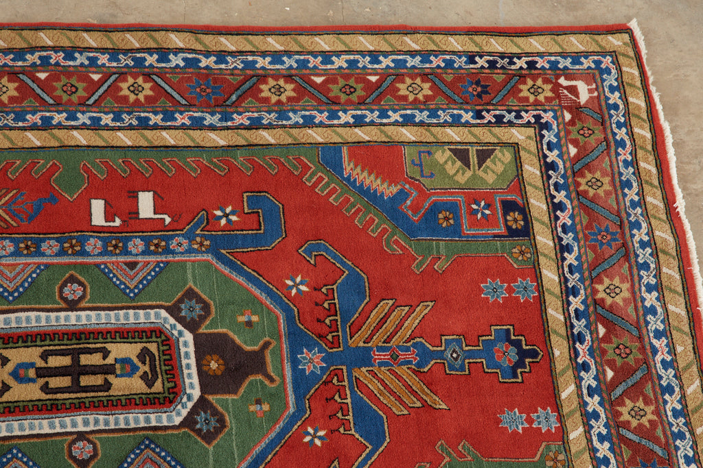 Mid-Century Modern Tribal Style Persian Shiraz Rug