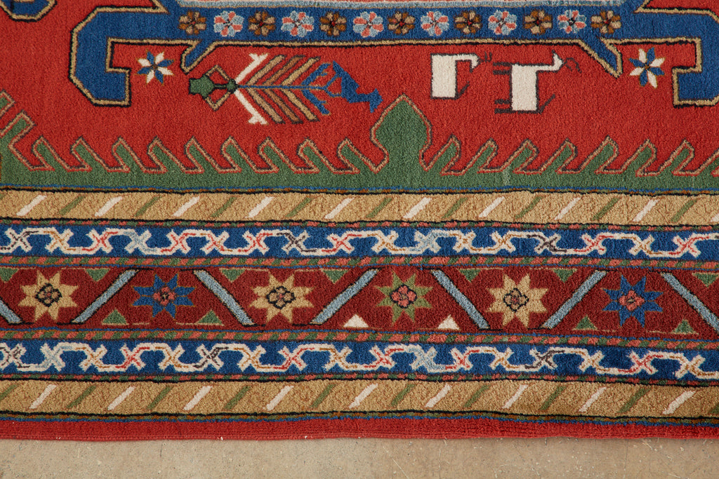 Mid-Century Modern Tribal Style Persian Shiraz Rug