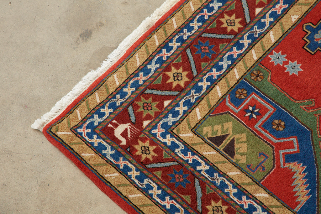 Mid-Century Modern Tribal Style Persian Shiraz Rug