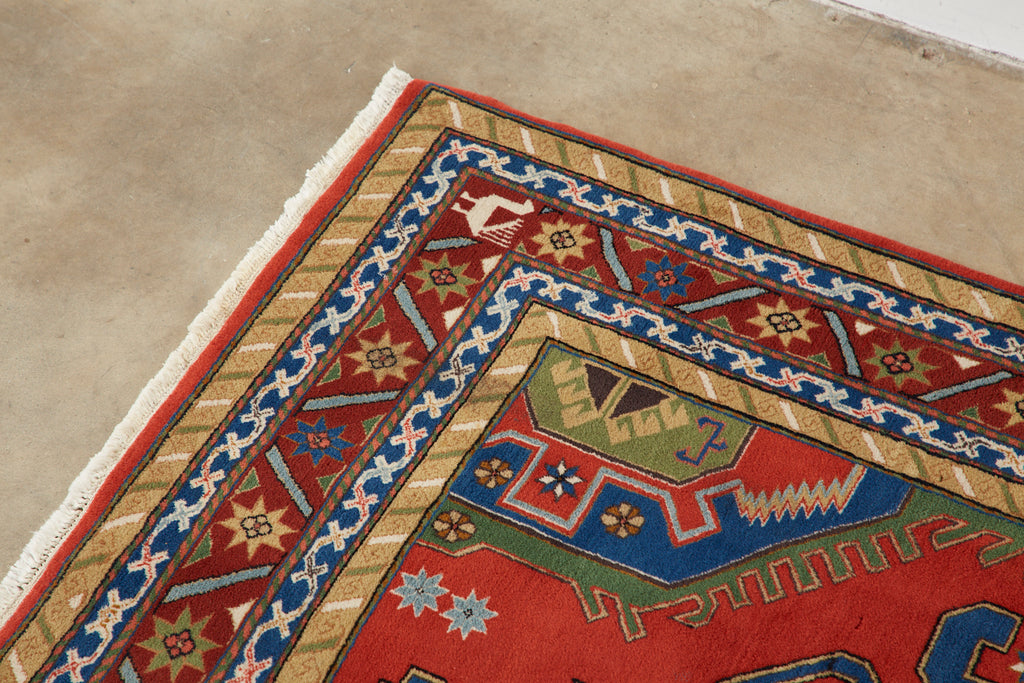 Mid-Century Modern Tribal Style Persian Shiraz Rug