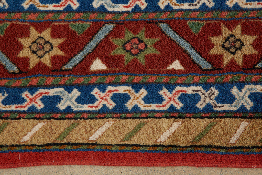 Mid-Century Modern Tribal Style Persian Shiraz Rug