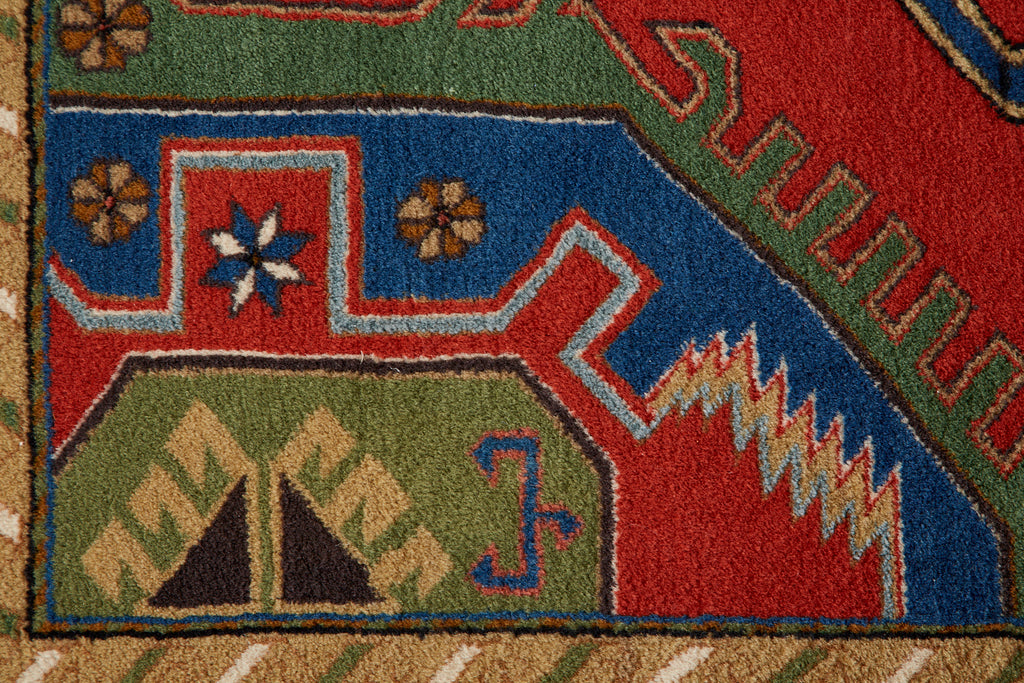 Mid-Century Modern Tribal Style Persian Shiraz Rug