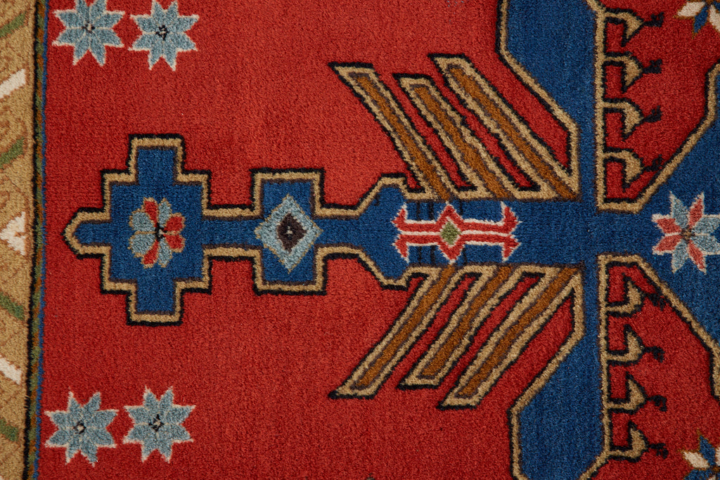 Mid-Century Modern Tribal Style Persian Shiraz Rug