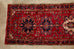 Semi Antique Persian Heriz Tribal Design Runner