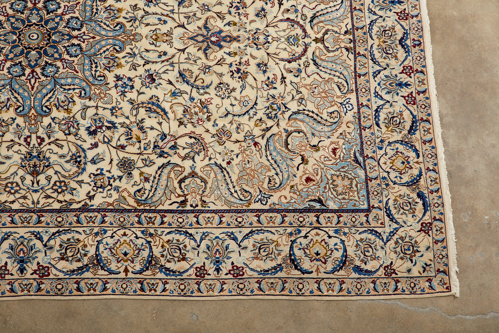 Mid-20th Century Persian Nain Rug
