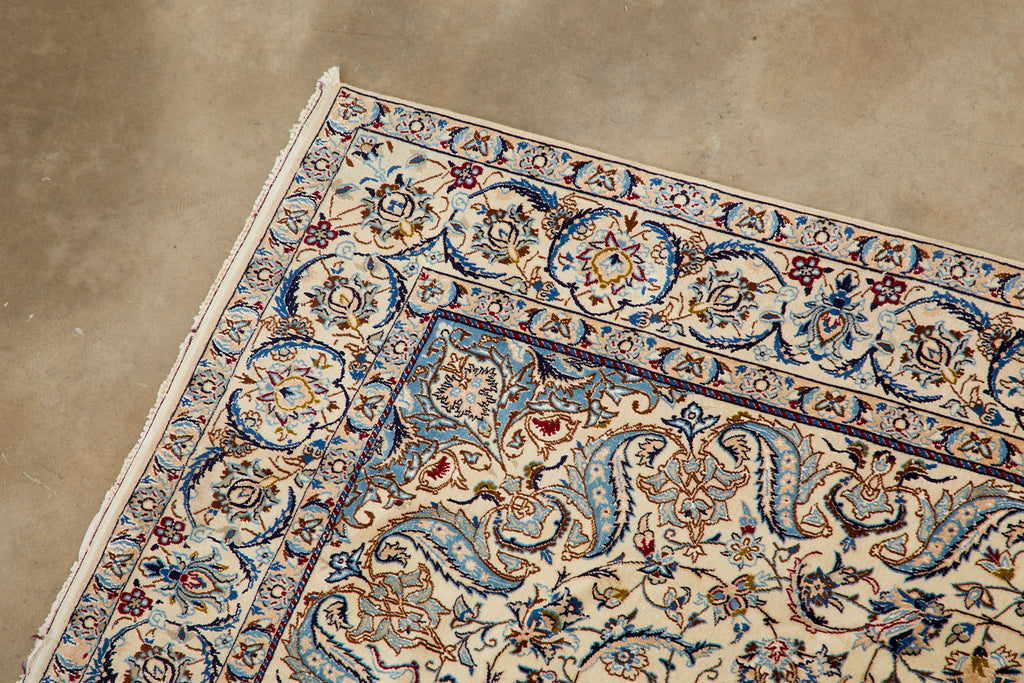 Mid-20th Century Persian Nain Rug